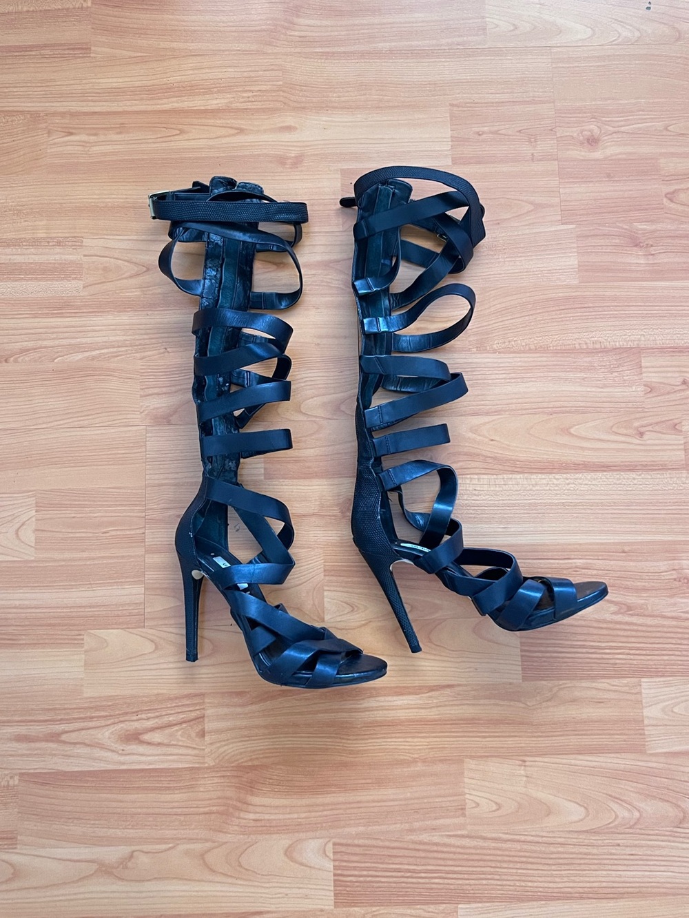 Guess Chrina Knee High Gladiator Heels